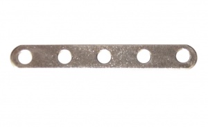 235 Narrow Strip 5 Hole Zinc