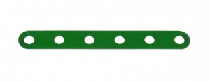 235a Narrow Strip 6 Hole Light Green