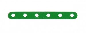 235a Narrow Strip 6 Hole Light Green Original