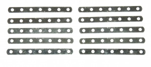 235b Narrow Strip 7 Hole Zinc Original x10