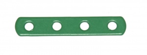 235h Narrow Strip 4 Hole Light Green