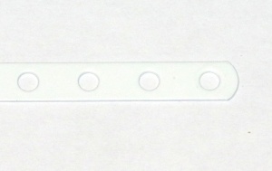 235a Narrow Strip 6 Hole White Original