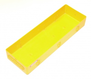 237 Plastic Storage Box 13'' x 4''x2'' Yellow Original