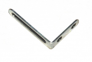 239c Narrow Slotted Angle Bracket 1''x 1½'' Zinc