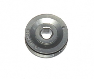 23bp '' Pulley Without Boss Grey Plastic Triflat Original