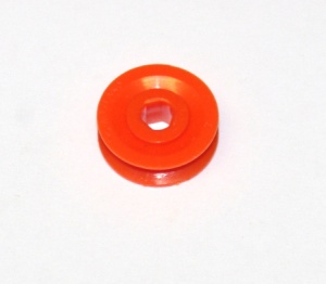 23bp '' Pulley Without Boss Orange Plastic Triflat Original