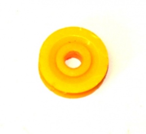 23bp '' Pulley Without Boss Yellow/Orange Plastic Original