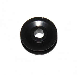 23bp '' Pulley Without Boss Black Plastic Triflat Original