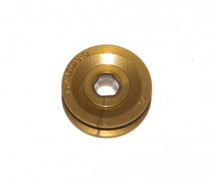23bp ½'' Pulley Without Boss Gold Plastic Triflat Original