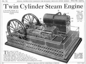 S32 Twin Cylinder Steam Engine Reprint