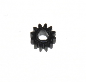 25bp3p Pinion 12 Teeth '' Face Triflat Black Plastic Original