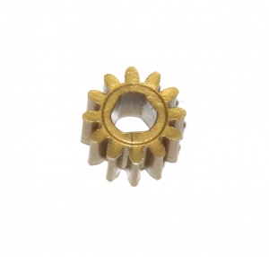 25bp3p Pinion 12 Teeth '' Face Triflat Gold Plastic Original