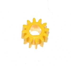 25bp3p Pinion 12 Teeth '' Face Triflat Yellow Plastic Original