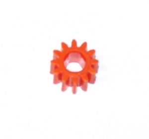 25bp3p Pinion 12 Teeth '' Face Triflat Orange Plastic Original