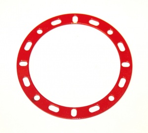 274b Narrow Circular Strip 3 3/8'' Diameter Red