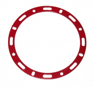274c Narrow Circular Strip 4 3/8'' Diameter Red