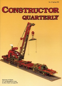 Constructor Quarterly March 1995
