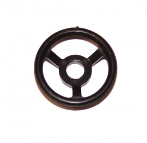 321 Steering Wheel '' Black Plastic Original