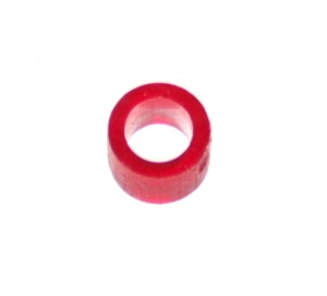 38b Small Washer Transparent Red Plastic Spacer Original