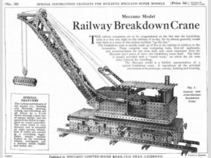 Meccano Model Plan 10.3 Coal Tippler 