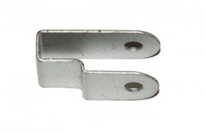 44 Bent Strip Stepped Silver Repainted