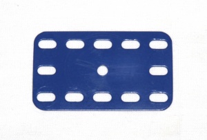4503-03 Flat Plate 5x3 Metallus Blue Used