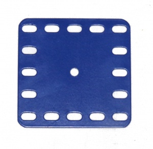 4505-05 Flat Plate 5x5 Metallus Blue Used