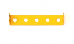 48a Double Angle Strip 1x5x1 UK Yellow Original