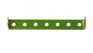 48b Double Angle Strip 1x7x1 Green