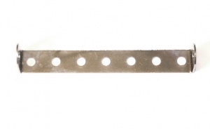 48b Double Angle Strip 1x7x1 Zinc