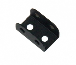 51c Flanged Plate 2x1 Hole Black Original