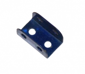 51c Flanged Plate 2x1 Hole Blue Original