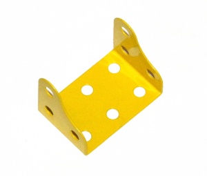 51d Corner Flanged Plate 3x2 Hole Yellow Original