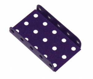 51f Flanged Plate 3x5 Hole Purple Original