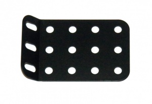 51g Single Obtuse Flanged Plate 5x3 Hole Black Original