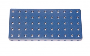 52 Flanged Plate 11x5 Hole Blue