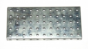 52 Flanged Plate 11x5 Zinc Original