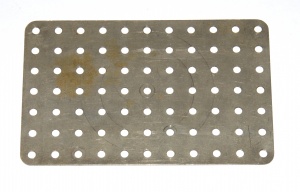 52a Flat Plate 11x7 Hole Nickel Original