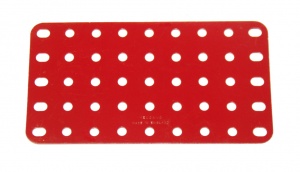 53a Flat Plate 9x5 Hole Mid Red Original