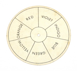 560e Dial Card Colour Wheel Original