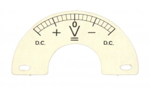 560g Dial Card DC Voltmeter Original