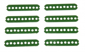 56b Connector Strip 2'' Green x8