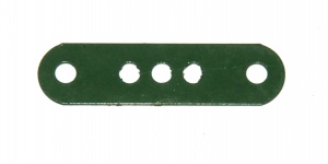 6 Standard Strip 1-3-1 Hole Metallus Green