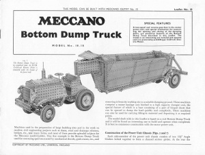 L18 10.18 Bottom Dump Truck Reprint