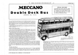 L05 10.5 Double Deck Bus Reprint