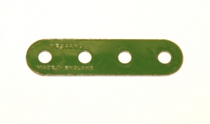 6n Standard Strip 4 Hole Mid Green Original