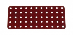 70 Flat Plate 5x11 Hole Dark Red Original