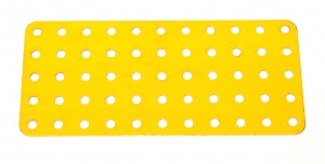 70 Flat Plate 5x11 Hole UK Yellow Original