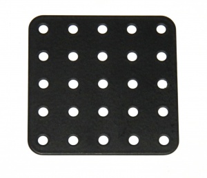 72 Flat Plate 5x5 Hole Black Original