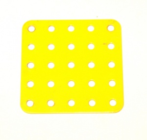 72 Flat Plate 5x5 French Yellow Original